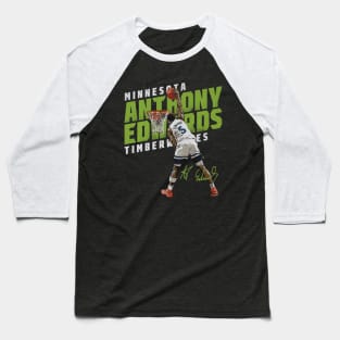 Anthony Edwards Minnesota Slant Baseball T-Shirt